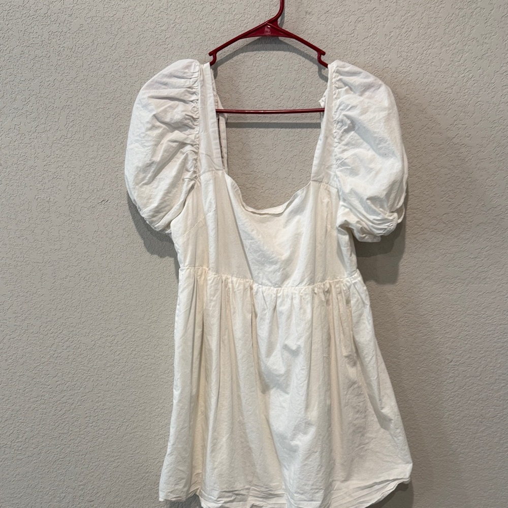 Forever 21 Cream Puff Sleeve Blouse